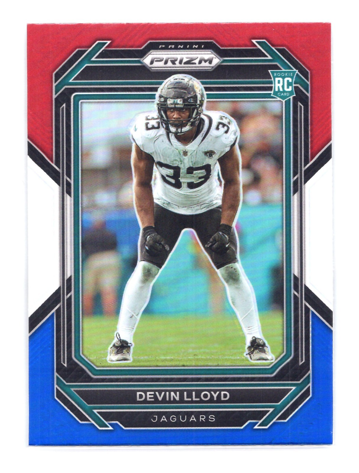 Devin Lloyd Rookie RC Red White Blue Prizm 2022 Panini Prizm #376 Jaguars