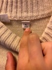 Gap Kids Linen Ruffle / Polka Dot Sweater Dress - Ecru XL — photo 4