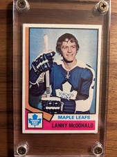 1974-75 Topps #168 Lanny McDonald - Rookie Card - Toronto Maple Leafs. rookie card picture