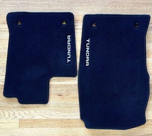 22- 25 Toyota Floor Mats Black Tundra PT919-34220-20 Black FRONT CARPET SET 2pc