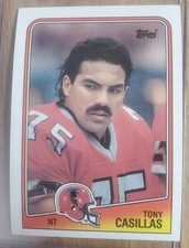 1988 Topps #391 Tony Casillas Rookie Football card Atlanta Falcons!