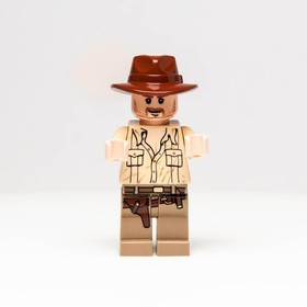 Lego Raiders of Lost Ark Minifigure: Indiana Jones (iaj020) 7195 Ambush in Cairo