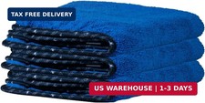 Chemical Guys Professional Grade Premium Microfiber Towels for Cars, Blue, 16" x