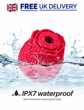 Rose-Sucker-Clit-Suction-Waterproof-Stimulator -Sucking -Vibrator-Sex Toy-Adult