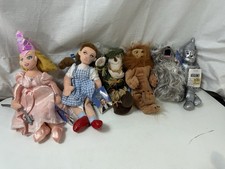 Wizard of Oz Set of 6 Plush Dolls Warner Bros. Studio Store 1998