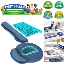 Ergonomic Keyboard Wrist Rest and Mouse Pad with Wrist Rest Set, Memory Foam ...