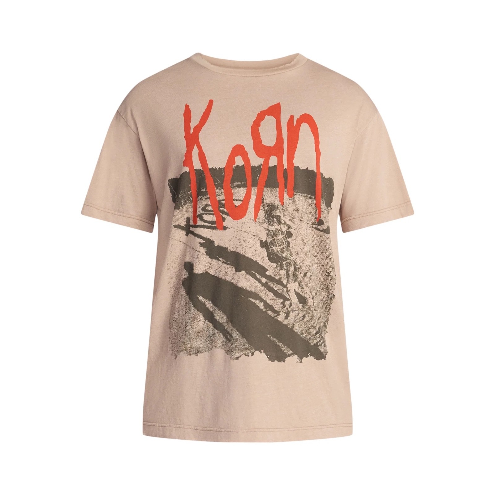 Korn 1995 Tour Graphic T Shirt 2XL Concert Dates Distressed New 90s Nu Metal