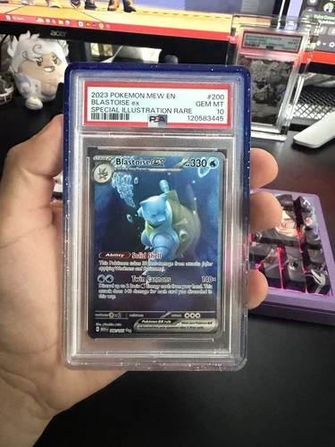 Pokemon 2023 Blastoise ex 200/165 Full Art SIR 151 GEM MINT PSA 10