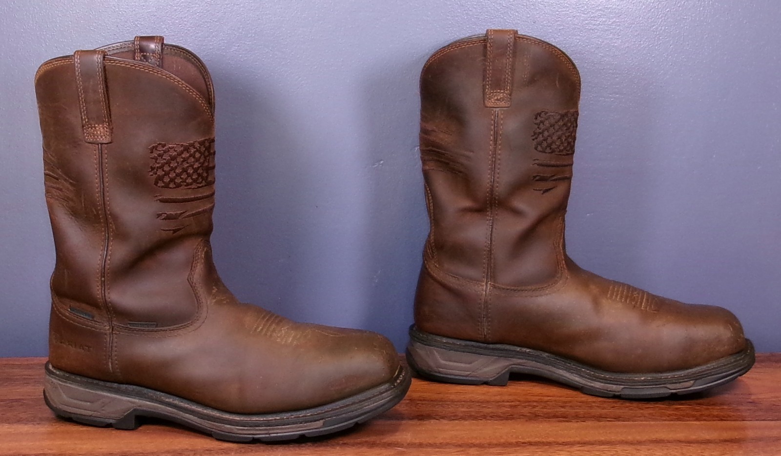 S Ariat Workhog Xt Patriot Waterproof Carbon Toe Leather Wor