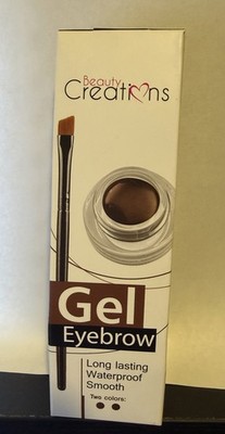 Beauty Creations Gel Eyebrow Liner Smooth Waterproof Long Lasting Brown 03