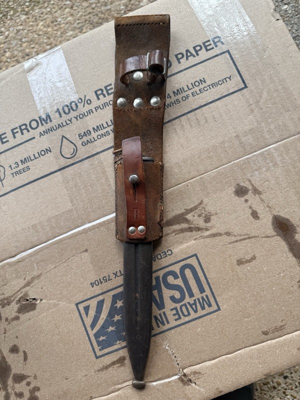 Old European Scabbard 1890-1900 for M1890 bayonet Possibly ???