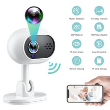 Baby Monitor 1080p WiFi Baby Monitor Night Vision, 2-Way Audio, Motion Detection