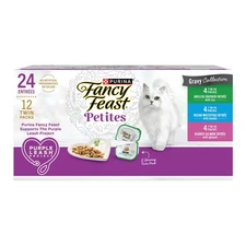  Fancy Feast Petites Kitten Food, Wet Cat Food, Gravy Collections