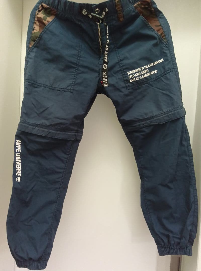 AAPE BY A BATHING APE Climbing Pants 2way Logo Belt S BA0226221