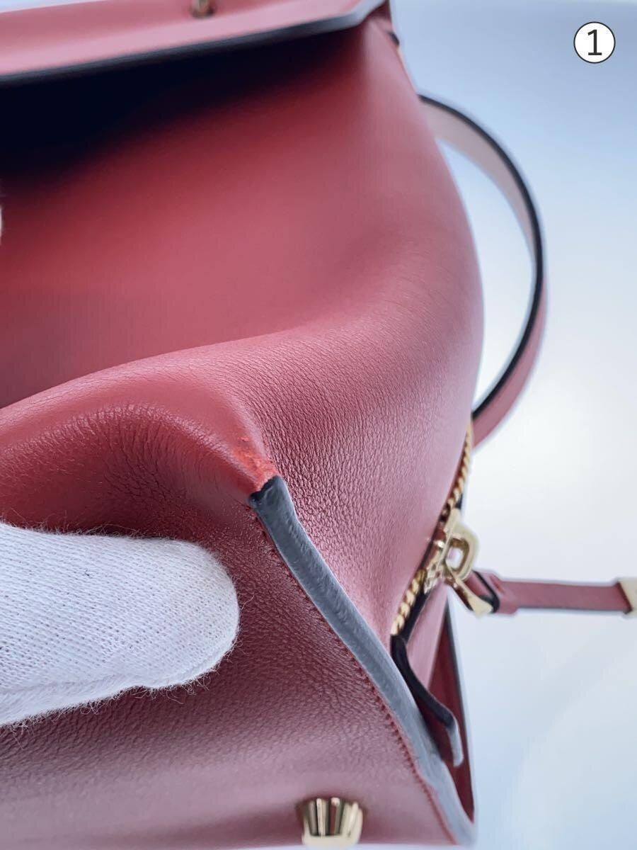 FERRAGAMO 760122696573001 関税送料込 Salvatore Ferragamo Handbag Jet Set 2 Way Leather Red Solid