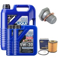 MotoröL Filter Set 5W-30 Liqui Moly 7 Liter + Schraube FüR BMW 3Er 5Er 7Er E46