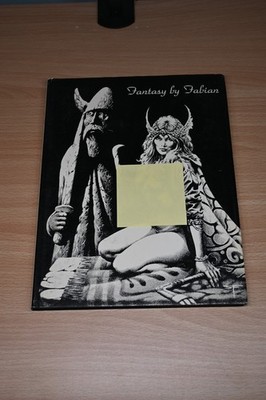 1978 Fantasy By Fabian The Art Of Stephen E Fabian Hardcover with Dust Jacket