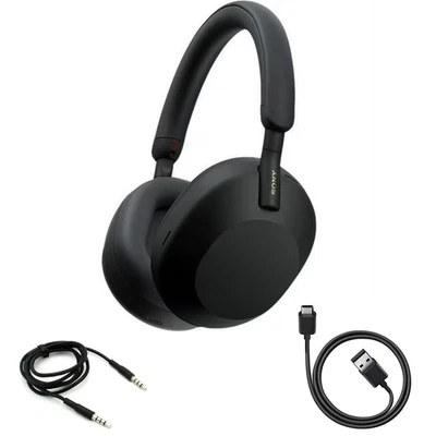 Genuine Sony WH-1000XM5/B Wireless Noise Canceling Bluetooth Headphones Refurbed