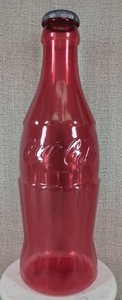 Large Vintage 23" Coca Cola Coke Red Plastic Bottle Coin Bank