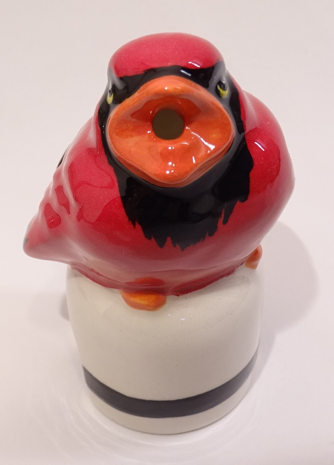 Nice Baby Cardinal Pie Bird Vent/Funnel by Sammie Roberts