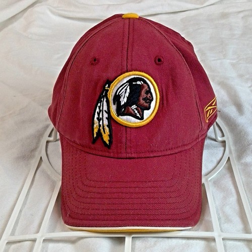 Reebok Washington Redskins Cap/Hat Burgundy Semi-Fitted OS Logo/Team Name NFL