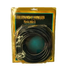 Straight Wire Musicable II Stereo RCA Cables 3M, Audiophile quality  NOS