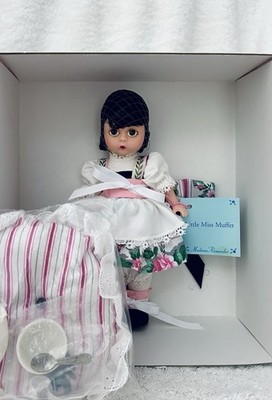 Cute 1999 Vintage Madame Alexander 8  Doll, Little Miss Muffet 13500, NIOB w/Tag