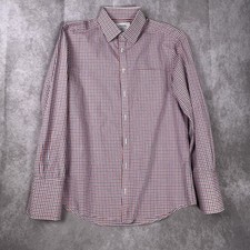 Charles Tyrwhitt Dress Shirt Mens Sz 16/33 Plaid French Cuff Cotton Multi-Color