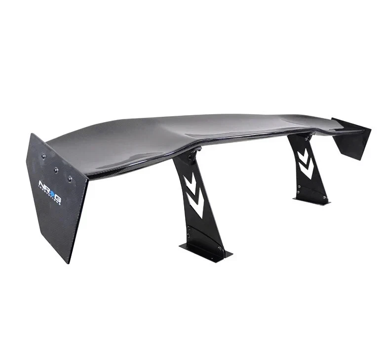 NRG 69" Carbon Fiber GT Wing Spoiler Universal Trunk Mount For SCION TC - Image 2 of 4
