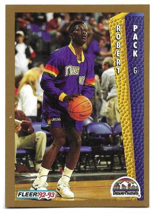 ROBERT PACK 1992-93 FLEER CARD NEAR MINT+ CONDITION