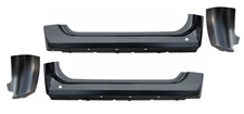 2007-2013 Chevy Gmc Pickup Outer Rocker Panel Cab Corner Set 2 Dr Std Cab