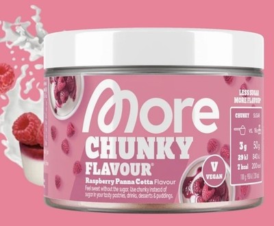 More Chunky Flavour - Raspberry Panna Cotta - Neu & OVP 