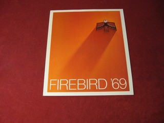 1969 Pontiac Firebird Sales Brochure Catalog Booklet Original