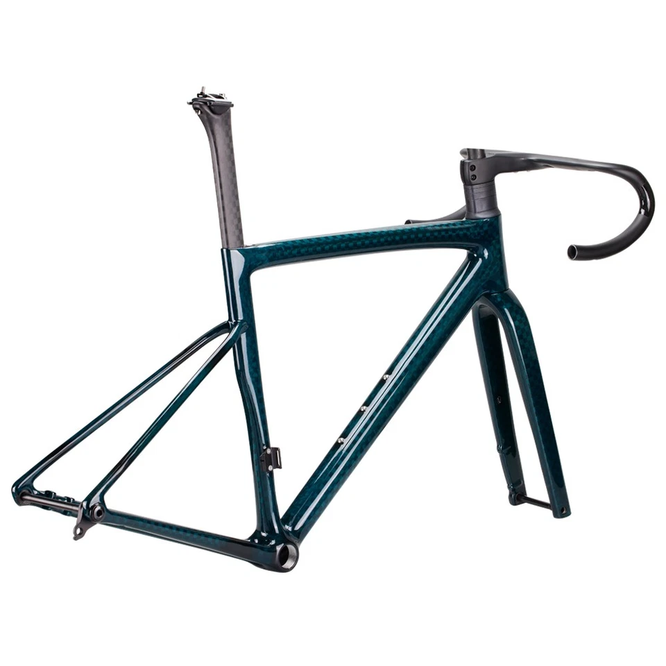 Airwolf T1100 Carbon Rennrad Rahmen Aero Lightweight Fahrrad 700x28c BSA R013 - Bild 3 von 4