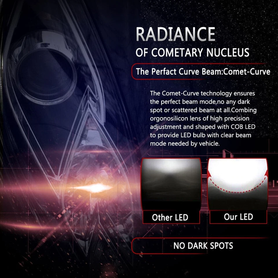 Faros antiniebla LED para Ford F250 F350 F450 F550 Super Duty 2005-2018 Foto 4 de 4