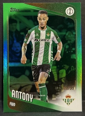 2025-26 Topps UEFA Club Competition Real Betis Antony Green Foil