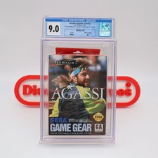Sega Game Gear ANDRE AGASSI TENNIS - CGC GRADED 9.0 A+! NEW & Factory Sealed!