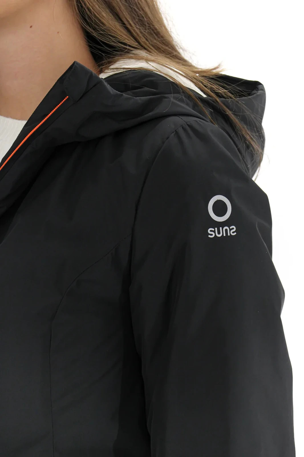JACKET SUNS Giubbotto Donna SUNS Aurelia Velour GBS53003D NERO BLACK NEW INVERNO foto 3