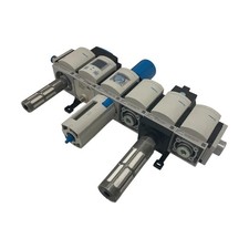 Festo MS6 Maintenance Unit SFAM-62-5000L-M-2SA-M12 564938 + MS6-LFR MS6-SV EM1