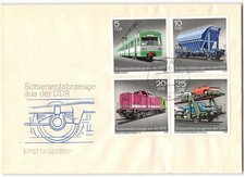 German Democratic Republic #2001-2004 FDC, 1979, trains