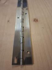 2 x Piano Hinges 695mm x 32mm x 1mm Heavy Duty Stainless Steel