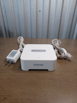 Sonos Bridge Wireless HiFi System - White w/ Power Cord + 1 Cord. 