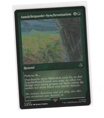 ACR Magic Etched Foil Unc. 0223 Aussichtspunkt-Synchronisation  Assassin's Creed