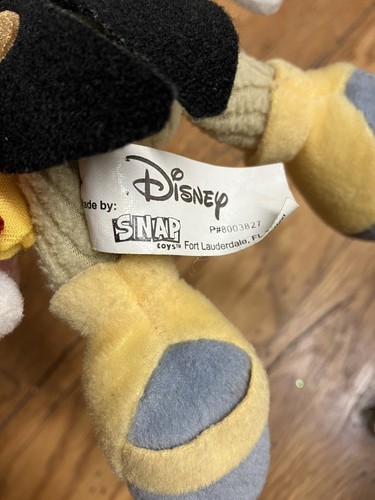 Disney Jiminy Cricket Plush Stuffed Animal Authentic Pinocchio 10” Toy CLEAN! - Picture 5 of 6