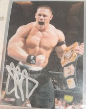 WWE John Cena Autograph Photo 