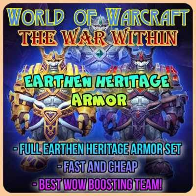 World Of Warcraft The War Within Earthen Allied Race Unlock Boost TWW Service