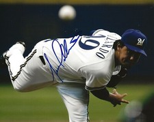 Yovani Gallardo signed Milwaukee Brewers 8x10 photo autographed