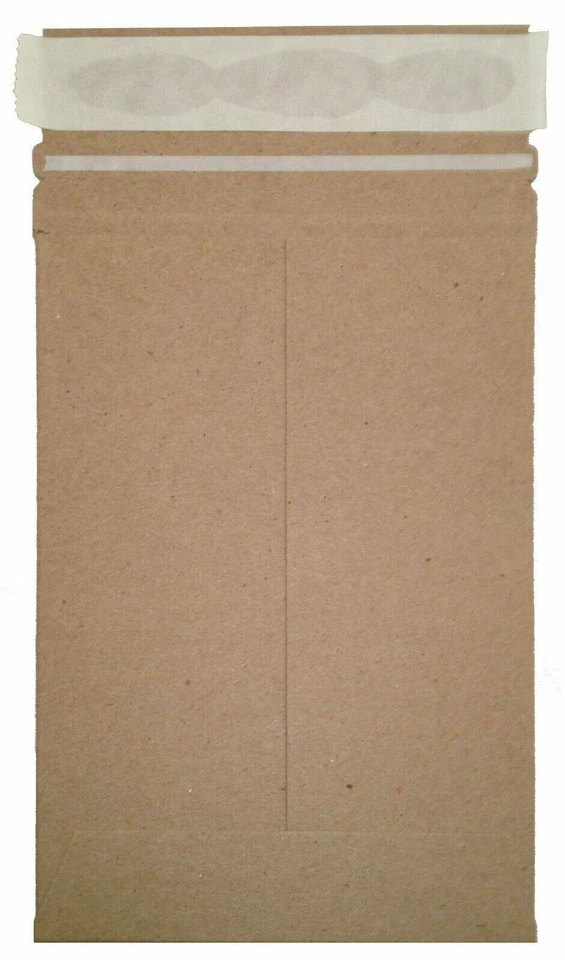 50 6 X 6 No Bend Mailers Kraft Self Seal Photo Document Flat Rigid Envelope Pack - Image 3 of 4