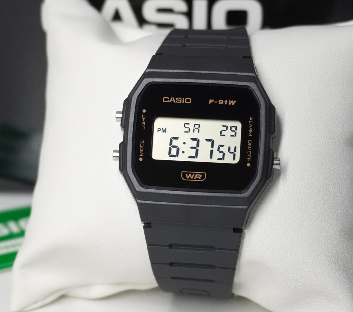 Casio F-91WB-8A POP Gray Resin LightWeight Slim Digital Unisex