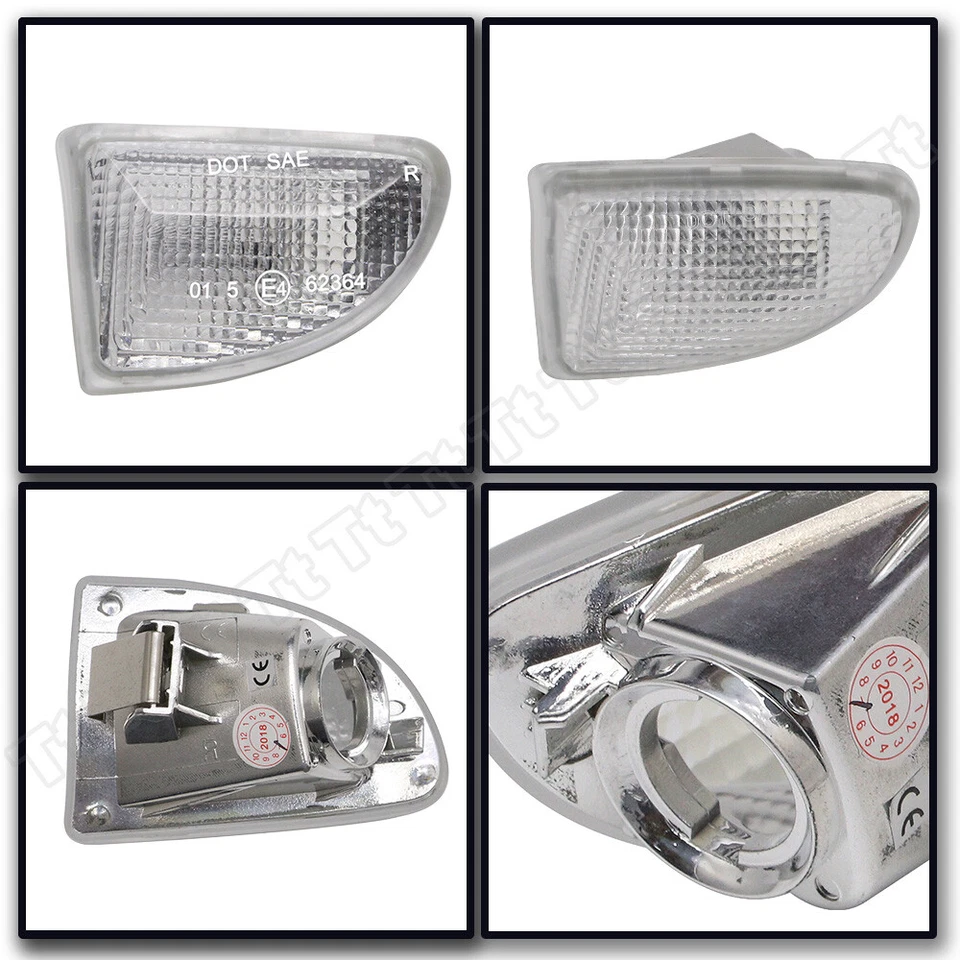 Clear Side Marker Light Turn Signal Lamp OEM For Smart Fortwo451 MK1&MKII 07-15  - Image 3 of 4